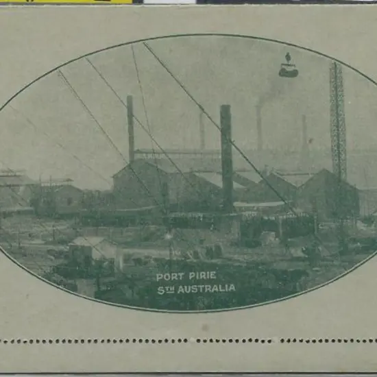 1914/18 1d KGV Sideface "PORT PIRIE Sth AUSTRALIA" ...