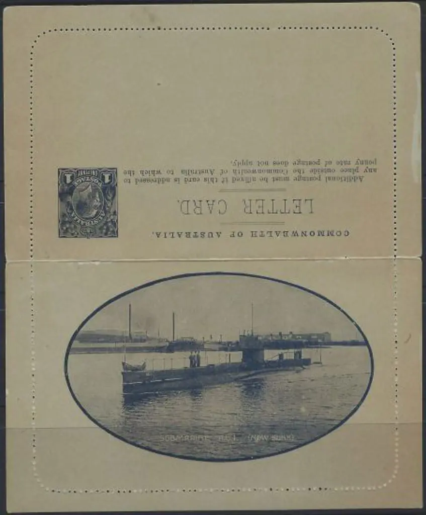 1914/18 1d KGV Sideface, Die I, perf. 12½, with ... Image 1++