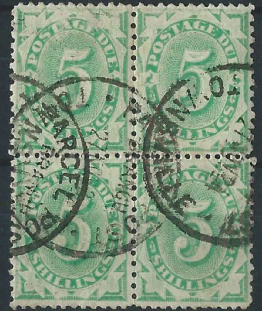 1902/04 5/- green, perf. 11½, 12 compound with 11, ... Image 1++