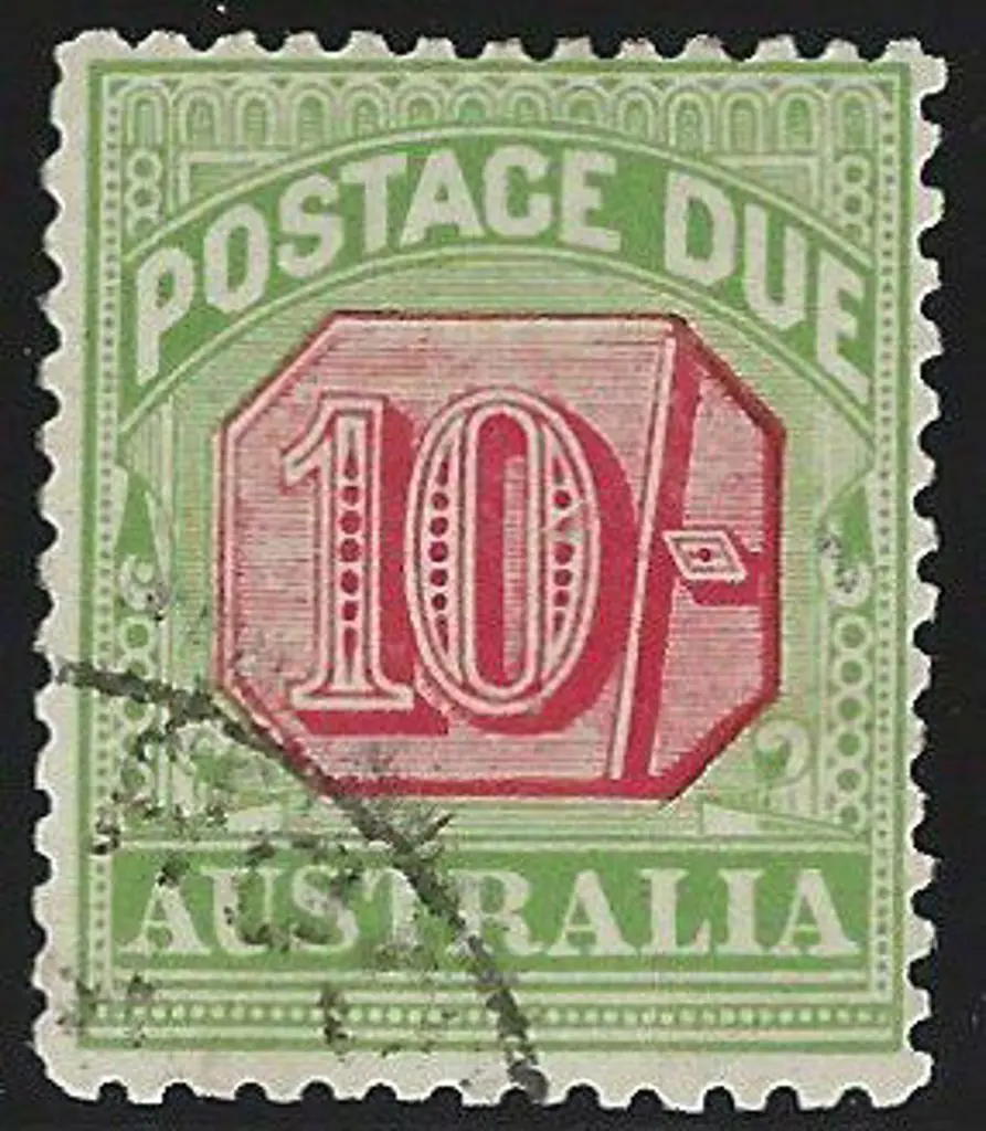 1909/10 10/- red & green, crown over A wmk. Superb ... Image 1++