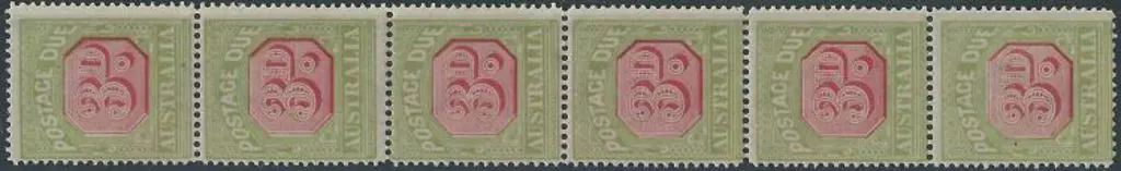 1922/36 3d carmine & pale yellow green, perf 14, ... Image 1++