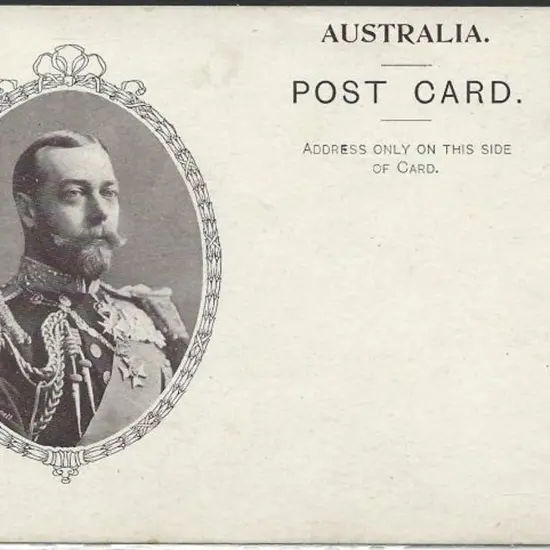 1911 1d black brown KGV full face "Coronation" ...