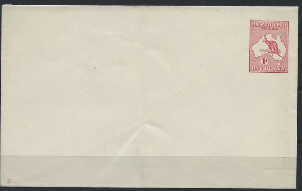 1913 1d red kangaroo PSE, original die, unused. ... Image 1++