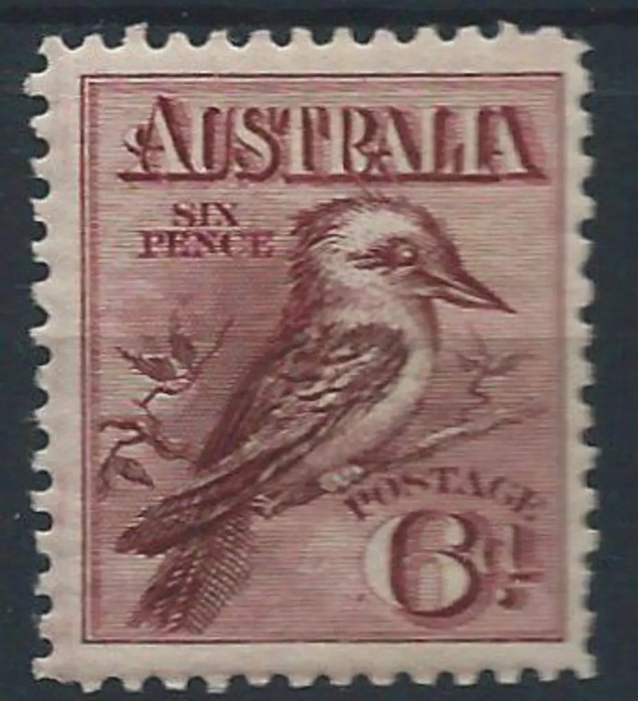 1914 6d engraved kookaburra. A couple of shortish ... Image 1++