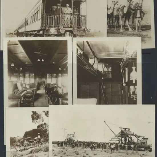1917 Trans-Australian Railway b&w Postcards in ...