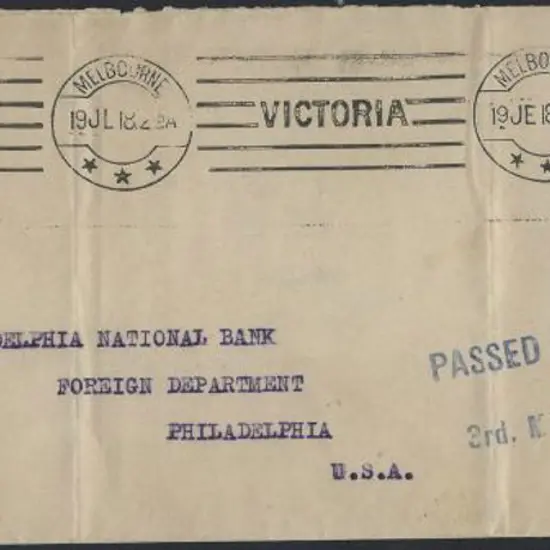 1918 (19th June) Censored cover to USA bearing 2½d ...