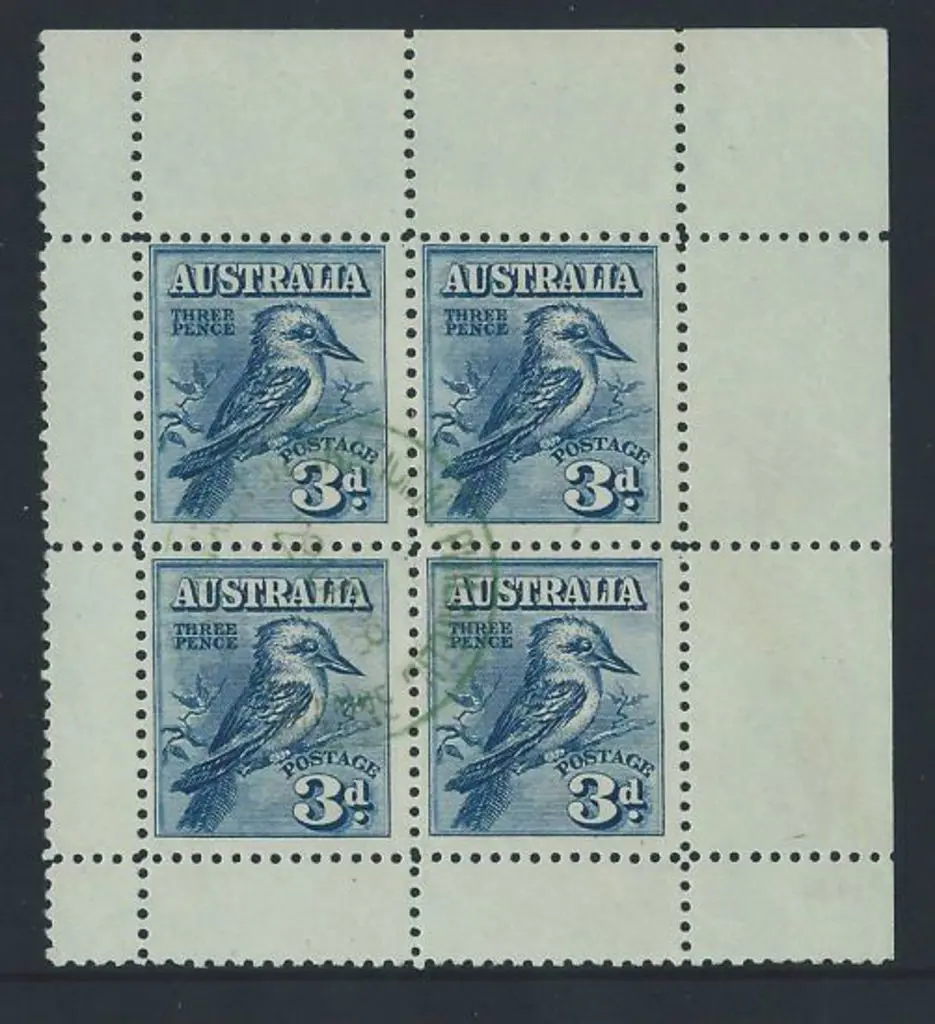 1928 Kookaburra Miniature Sheet. Fine used by ... Image 1++
