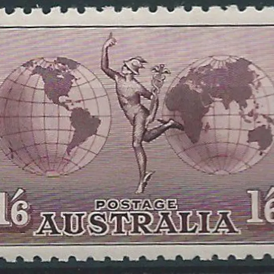 1934 1/6d Hermes, no wmk, perf. 11. Superb MUH. SG ...