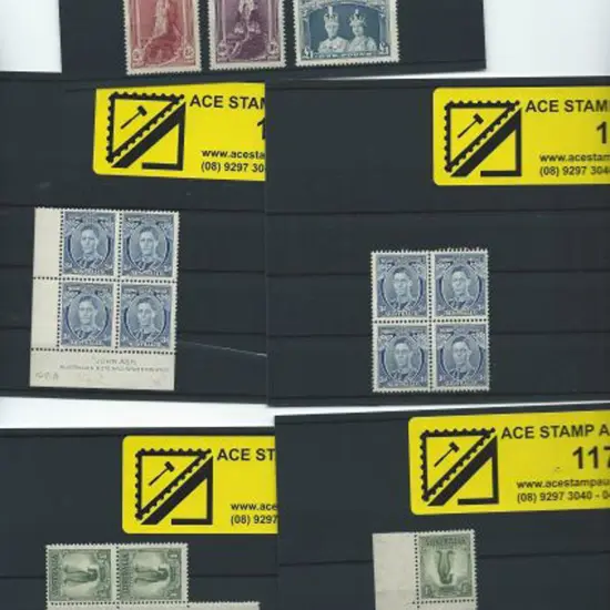 1937/48 1/- Lyrebird, perf. 13½x14 vertical pair. ...