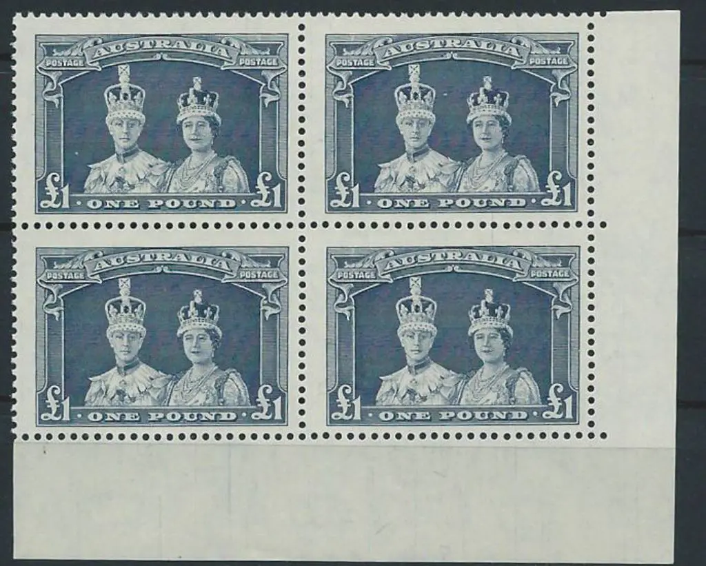 1937/49 £1 Robes on thick paper in bottom right ... Image 1++