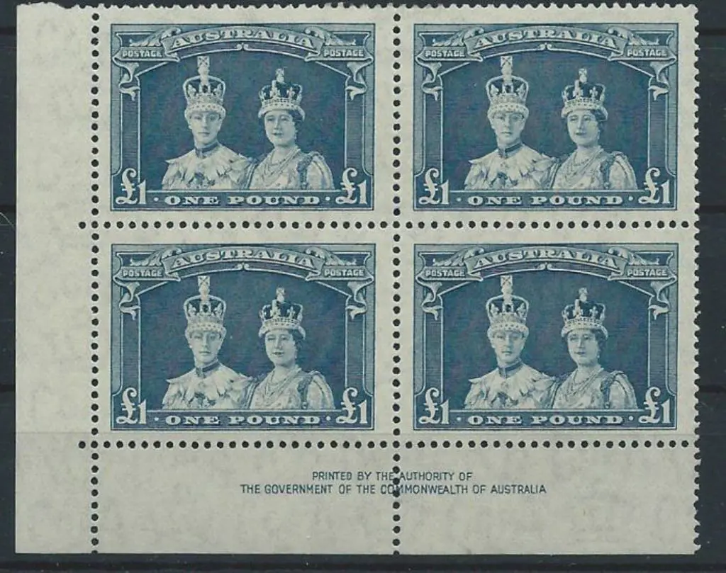 1937/49 £1 Robes on thin paper in bottom left ... Image 1++