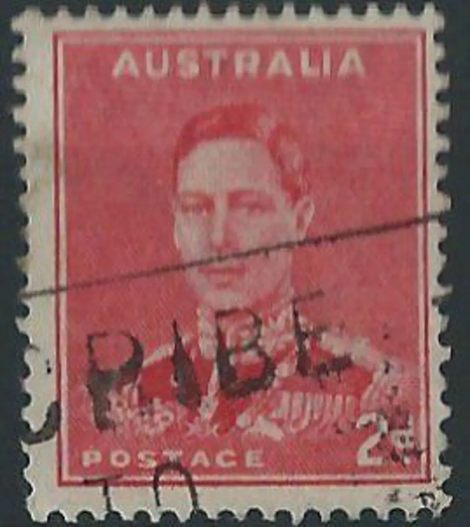 1938/41 2d red KGVI Die II with "Medallion flaw" ... Image 1++