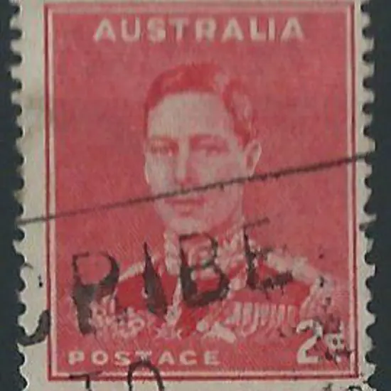 1938/41 2d red KGVI Die II with "Medallion flaw" ...