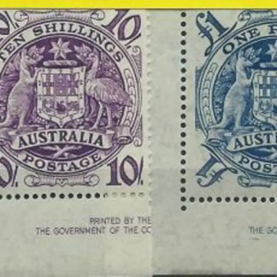 1949/50 Arms set of 4 to £2 in bottom left ...