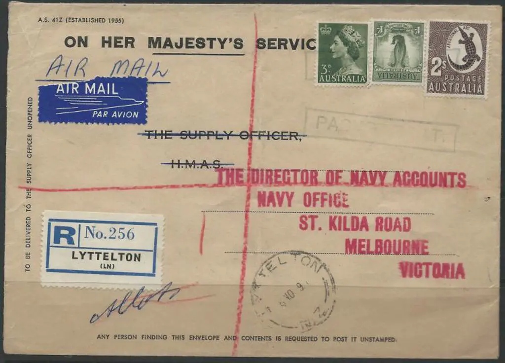1953 (20th Nov) OHMS env addressed to "The ... Image 1++