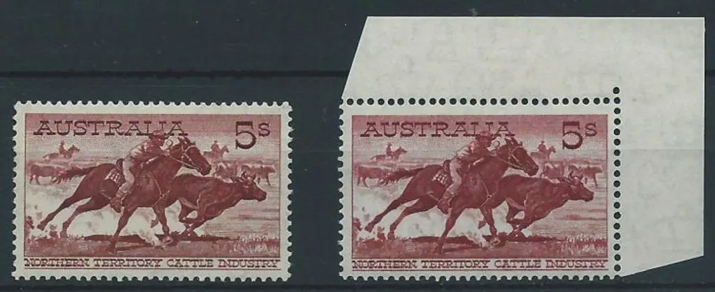 1961/64 5/- Cattle on cream & white papers. Both ... Image 1++