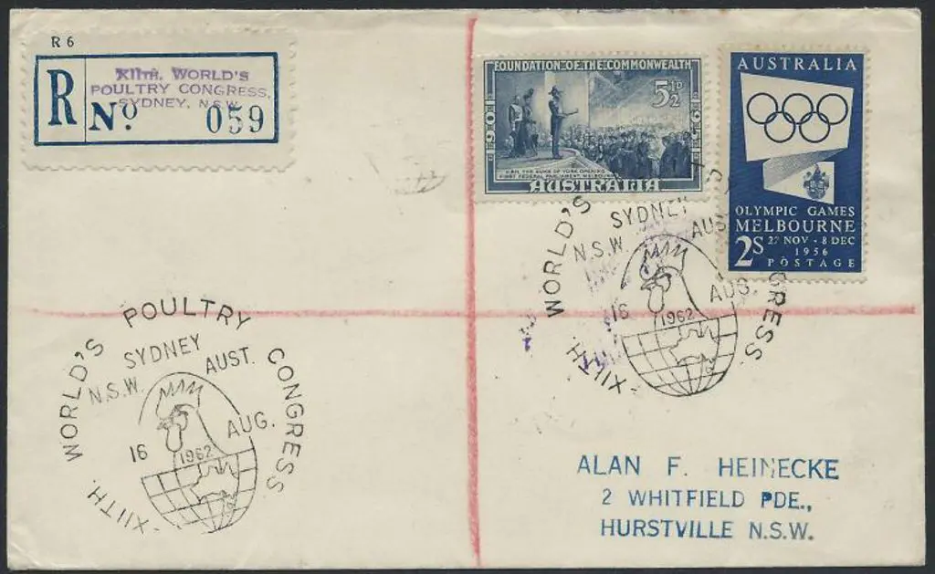 1962 (16th Aug) "XIIth WORLD'S POULTRY CONGRESS, ... Image 1++