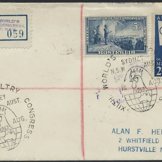 1962 (16th Aug) "XIIth WORLD'S POULTRY CONGRESS, ...