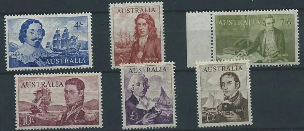 1963/65 Navigators set of 6. MUH & well centred ... Image 1++