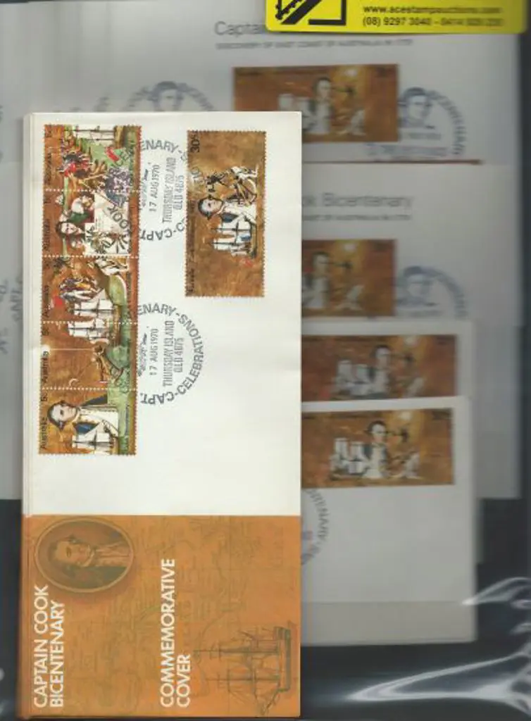 1970 Capt. Cook set of 24 covers, each Cancelled ... Image 1++