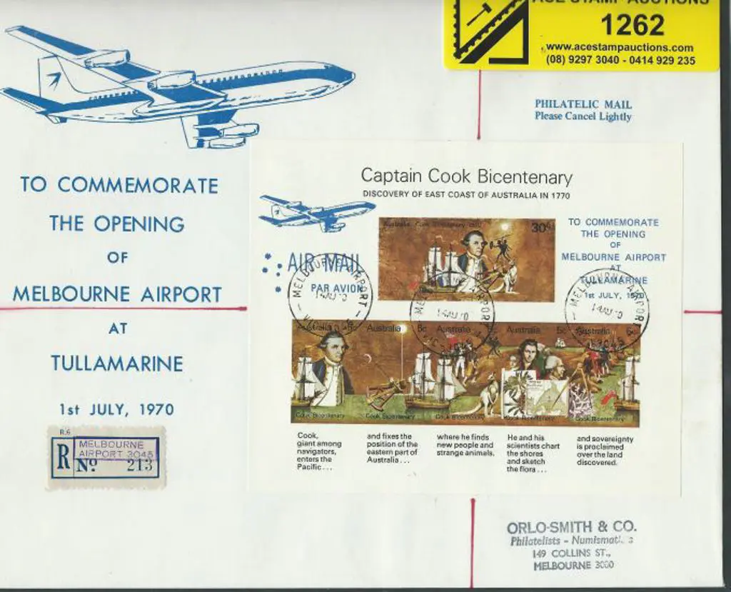 1970 (14th Aug) Cook M/S ovptd "TO COMMEMORATE THE ... Image 1++