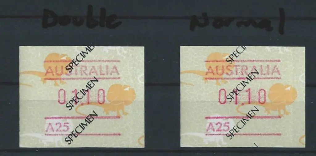 1989 $1.10 Frama (A25) overprinted SPECIMEN with ... Image 1++