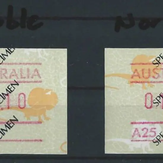 1989 $1.10 Frama (A25) overprinted SPECIMEN with ...