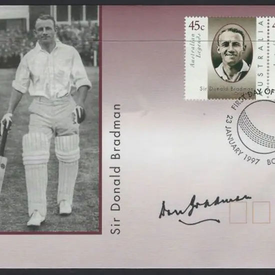 1997 (23rd Jan) Australian Legends - Donald ...