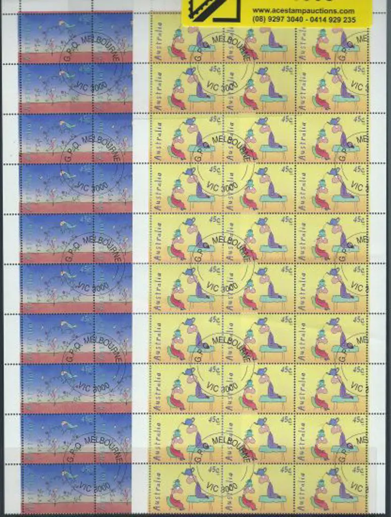 1998 The Teapot of Truth 45c "Pouring Tea" & 45c ... Image 1++