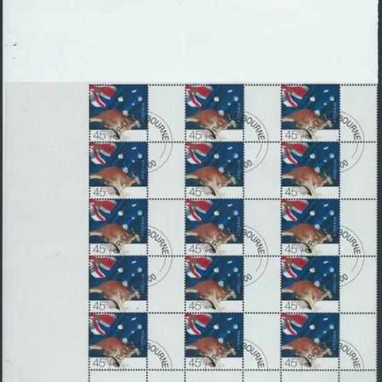 2000 45c Red Kangaroo & Map "Nature & Nation" SES ...
