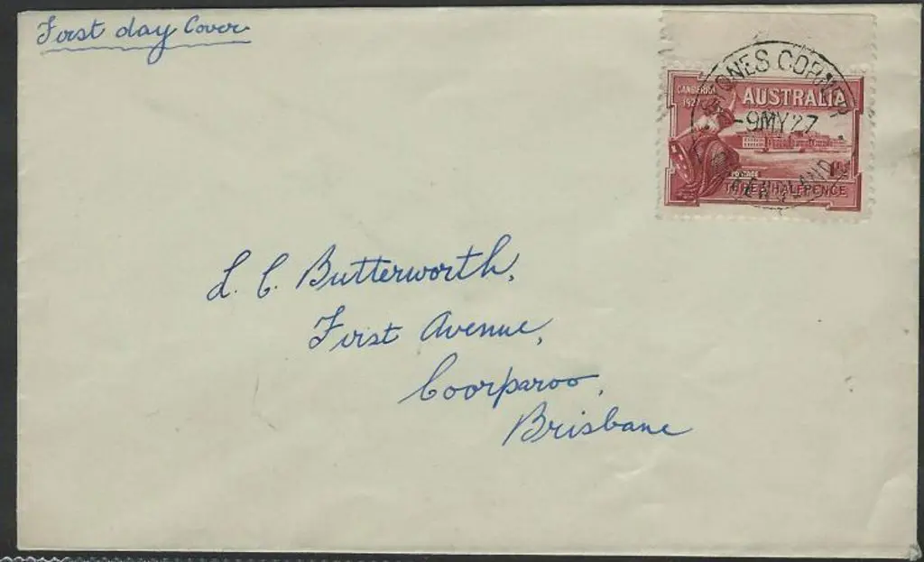 1927 (9th May) 1½d Parliament House top marginal ... Image 1++