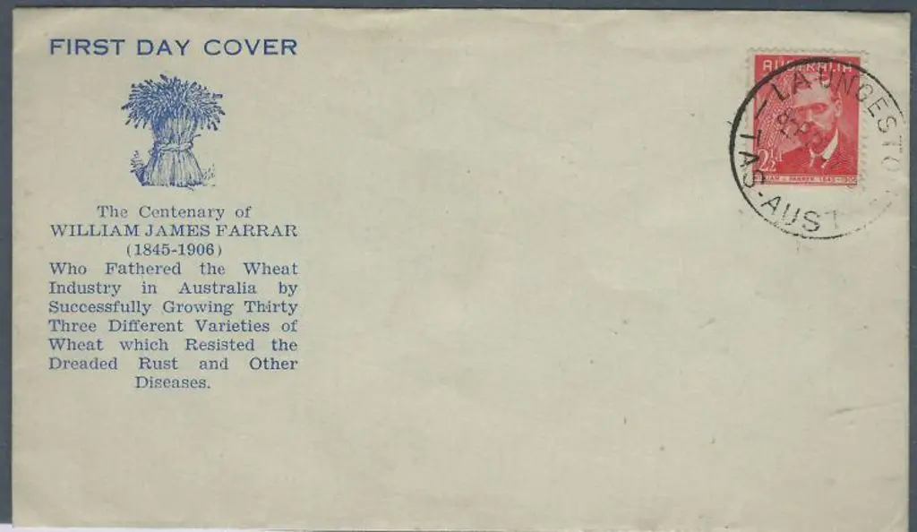 1948 (12th July) 2½d Farrer on Woodger unaddressed ... Image 1++