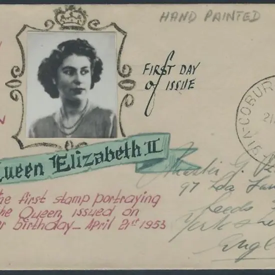 1953 (21st Apr) 3½d QEII Ogden privately produced ...