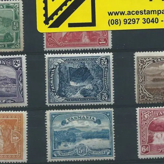 1899 Pictorial set of 8. Fresh MLH. SG 229/36 Cat ...