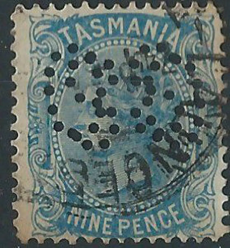 1903/12 9d blue sideface, single line perf. 12.4, ... Image 1++