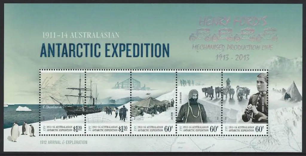 2012 Antarctic Expedition M/S ovptd "HENRY FORD'S ... Image 1++