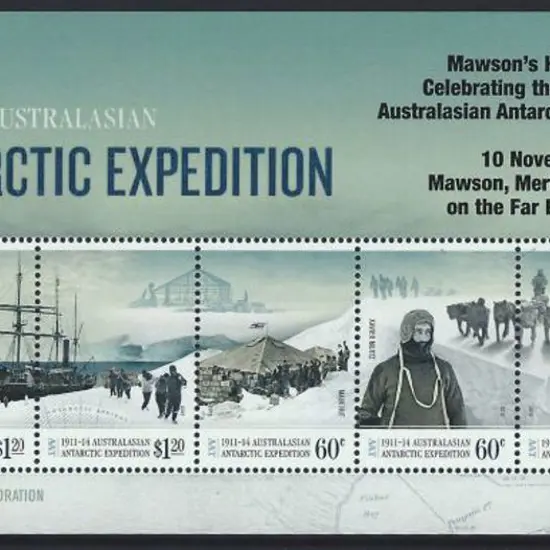 2012 Antarctic Expedition M/S ovptd "Mawson's Huts ...