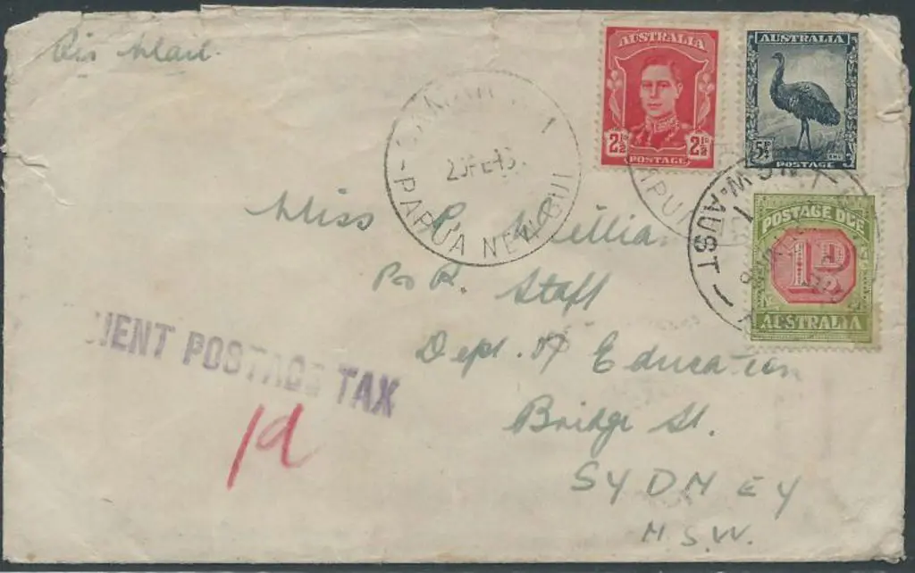 1946 (20th Feb) cover to Sydney franked by 2½d ... Image 1++