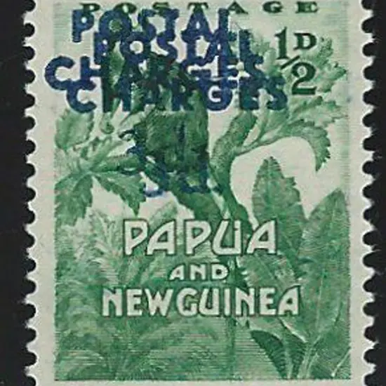 1960 3d on ½d green Postal Charges with surcharge ...