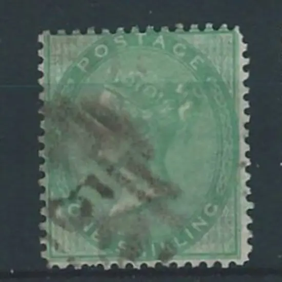 1855/57 1/- green QV in the 3 catalogued shades. ...