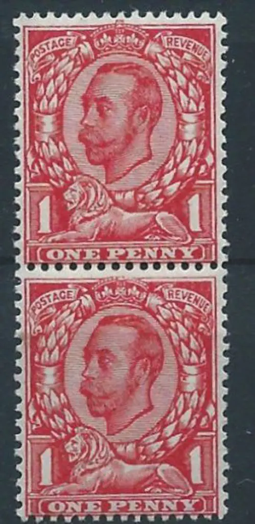 1912 1d bright scarlet with Imperial Crown wmk in ... Image 1++