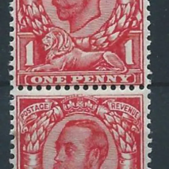 1912 1d bright scarlet with Imperial Crown wmk in ...