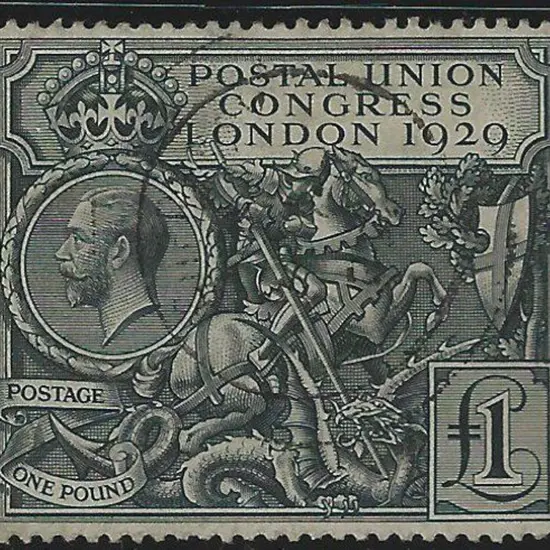 1929 £1 PUC with crisp central cds. Would improve ...