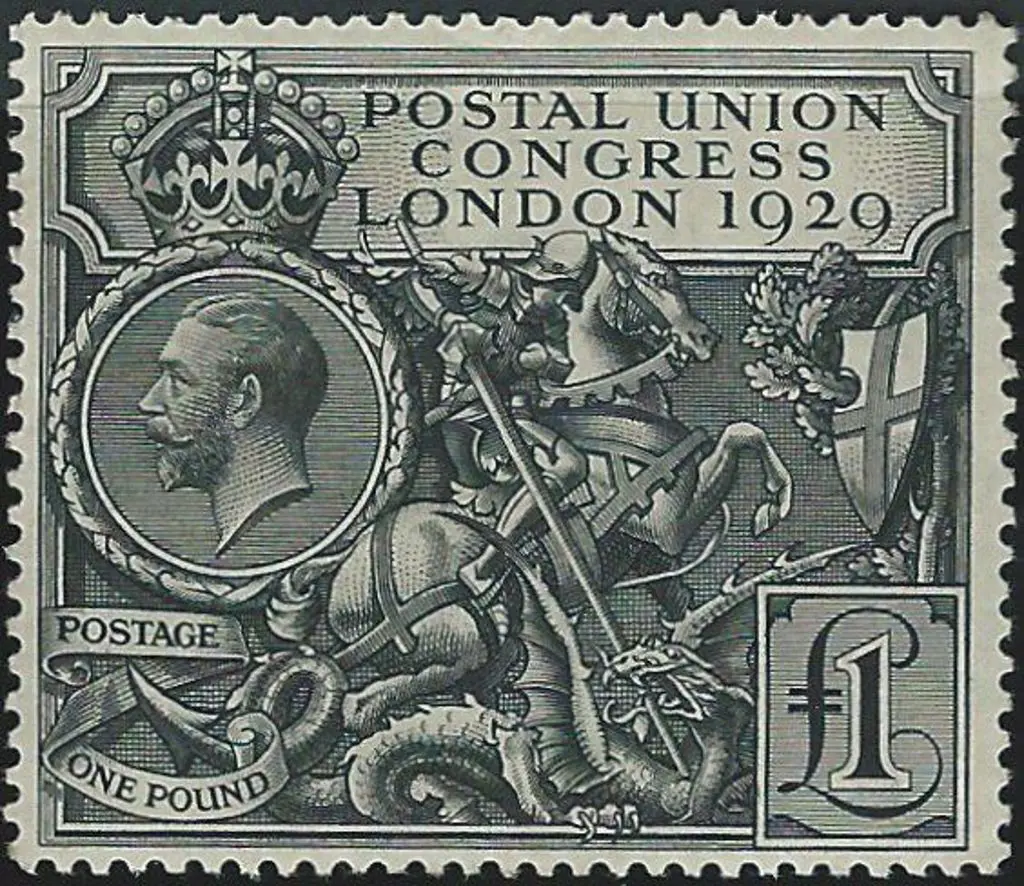 1921 £1 PUC MLH with slightly toned gum. SG 438 ... Image 1++