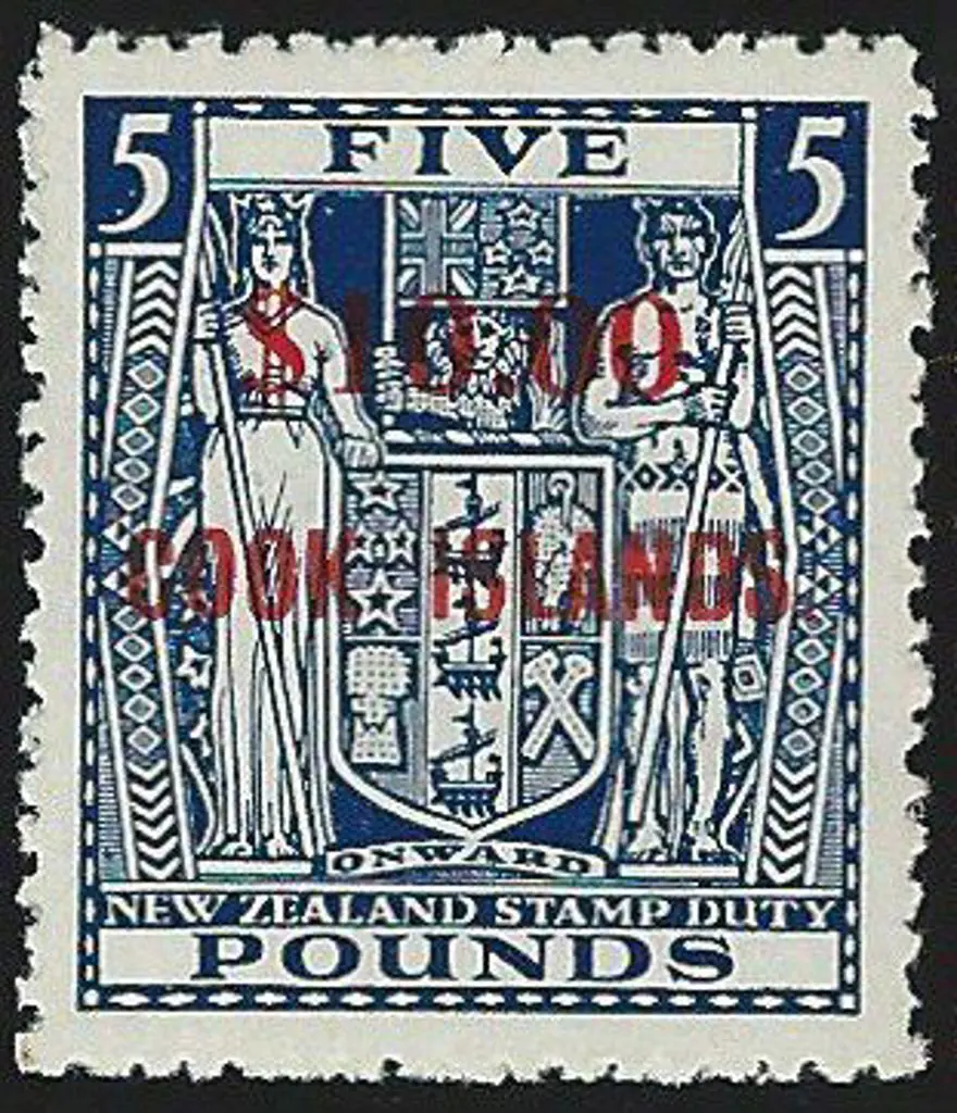 Cook Islands 1967 Decimal Surcharges complete to ... Image 1++