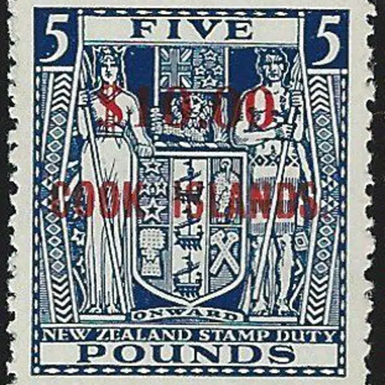 Cook Islands 1967 Decimal Surcharges complete to ...