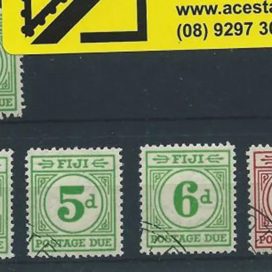 Fiji 1940 Postage Dues set of 8 all used but with ...