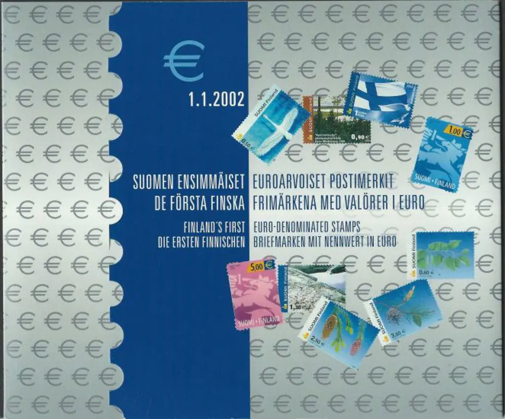 Finland 2002 (1st Jan) Finland's First Euro ... Image 1++