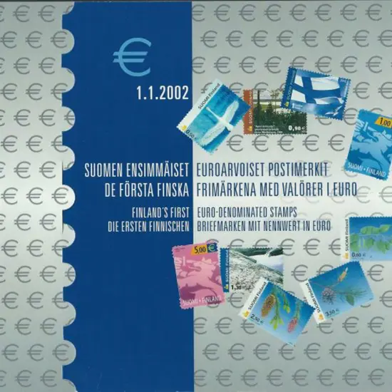Finland 2002 (1st Jan) Finland's First Euro ...