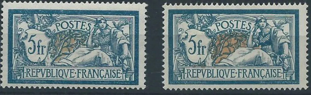France 1900/06 5f Merson. MUH well centred, plus ... Image 1++